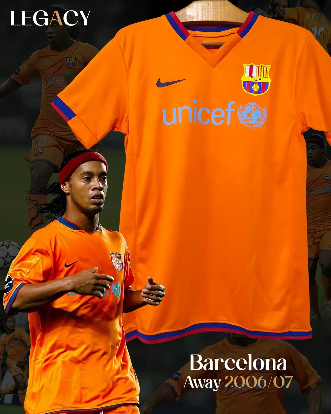 Barcelona 2006/07 Away - Ronaldinho