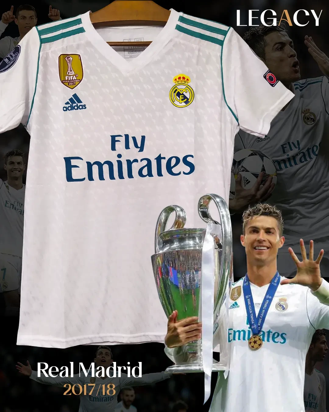  product image Real Madrid 2017/18 Home - Ronaldo