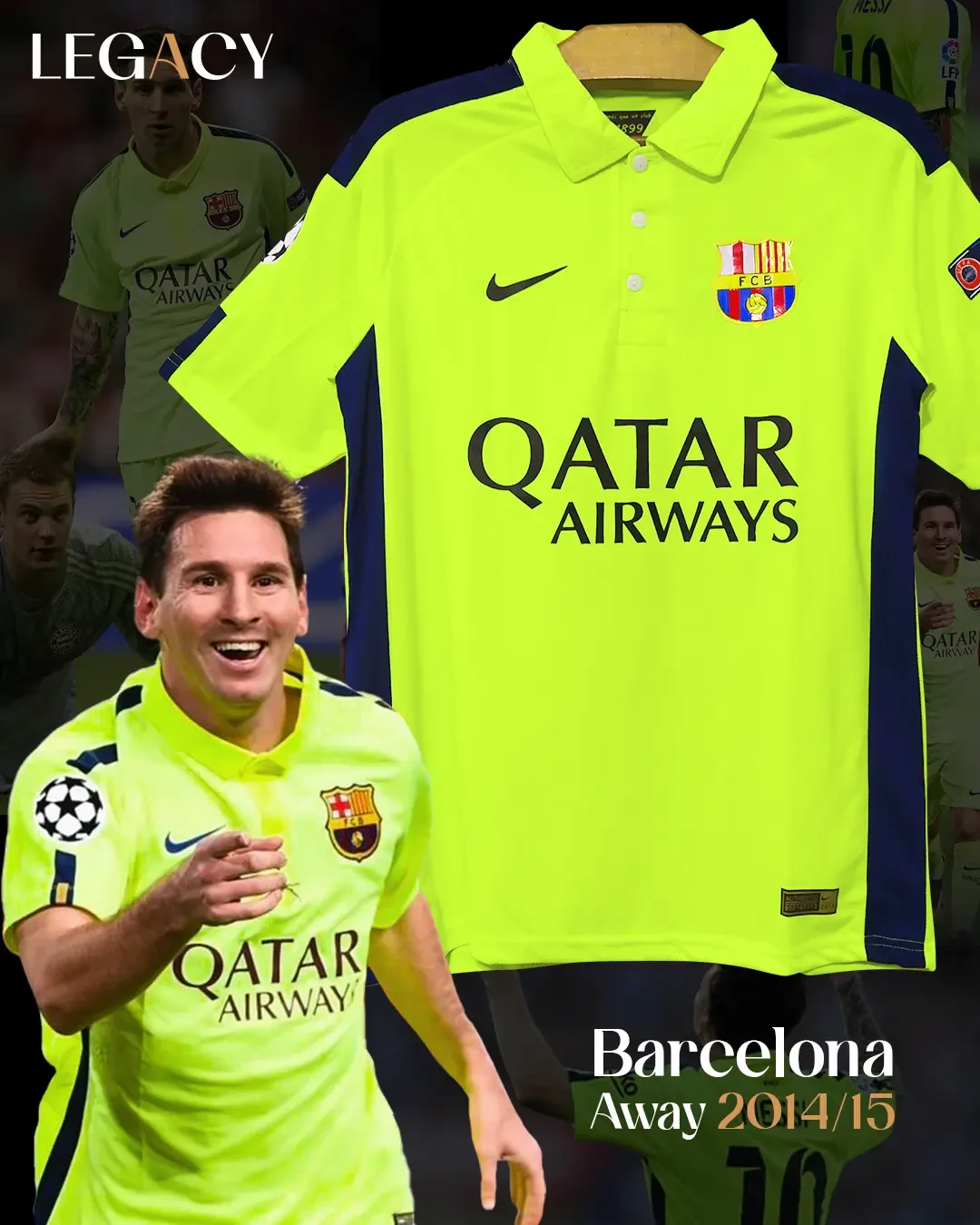 Barcelona 2014/15 Away - Messi