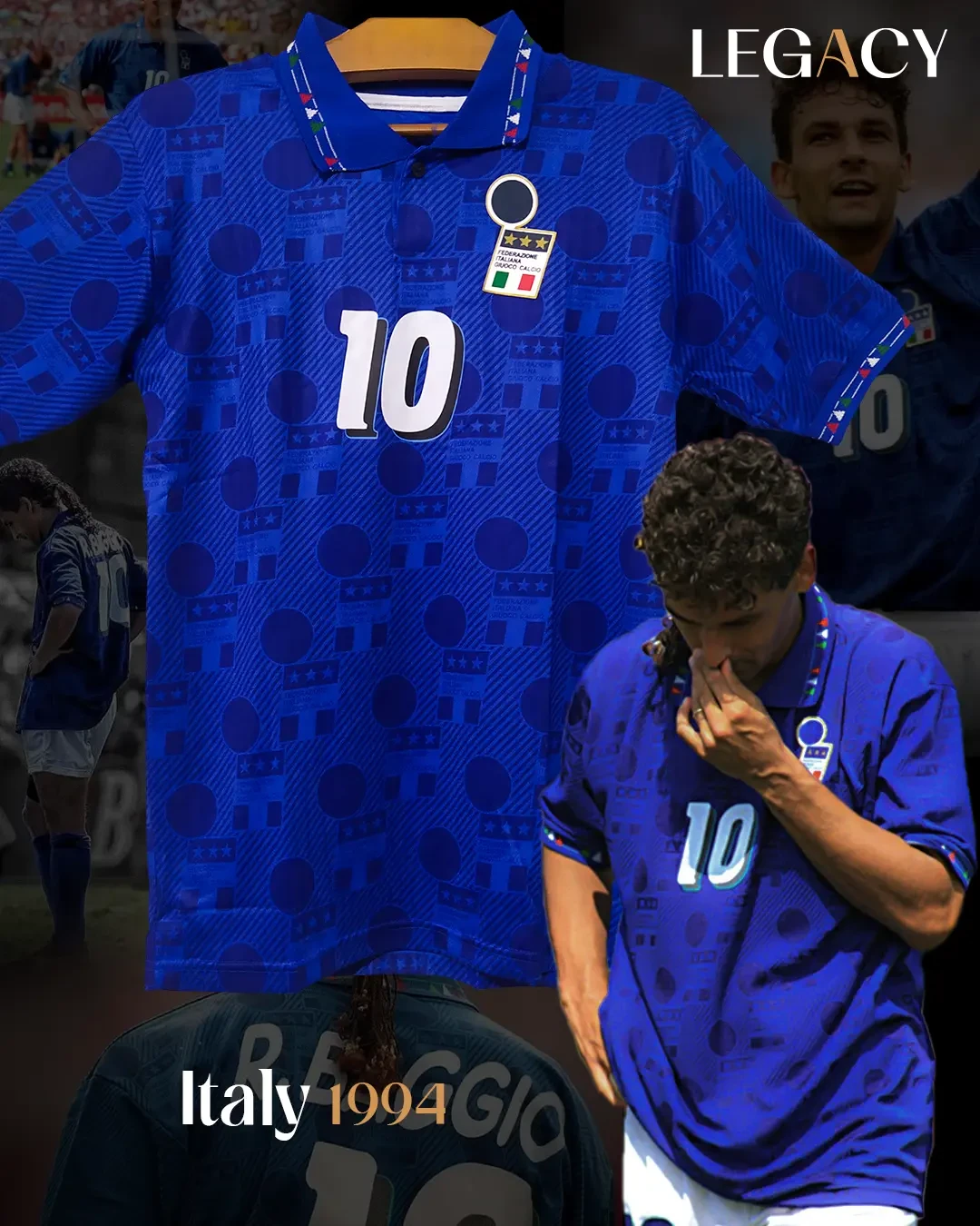 Italy 1994 Home - Baggio