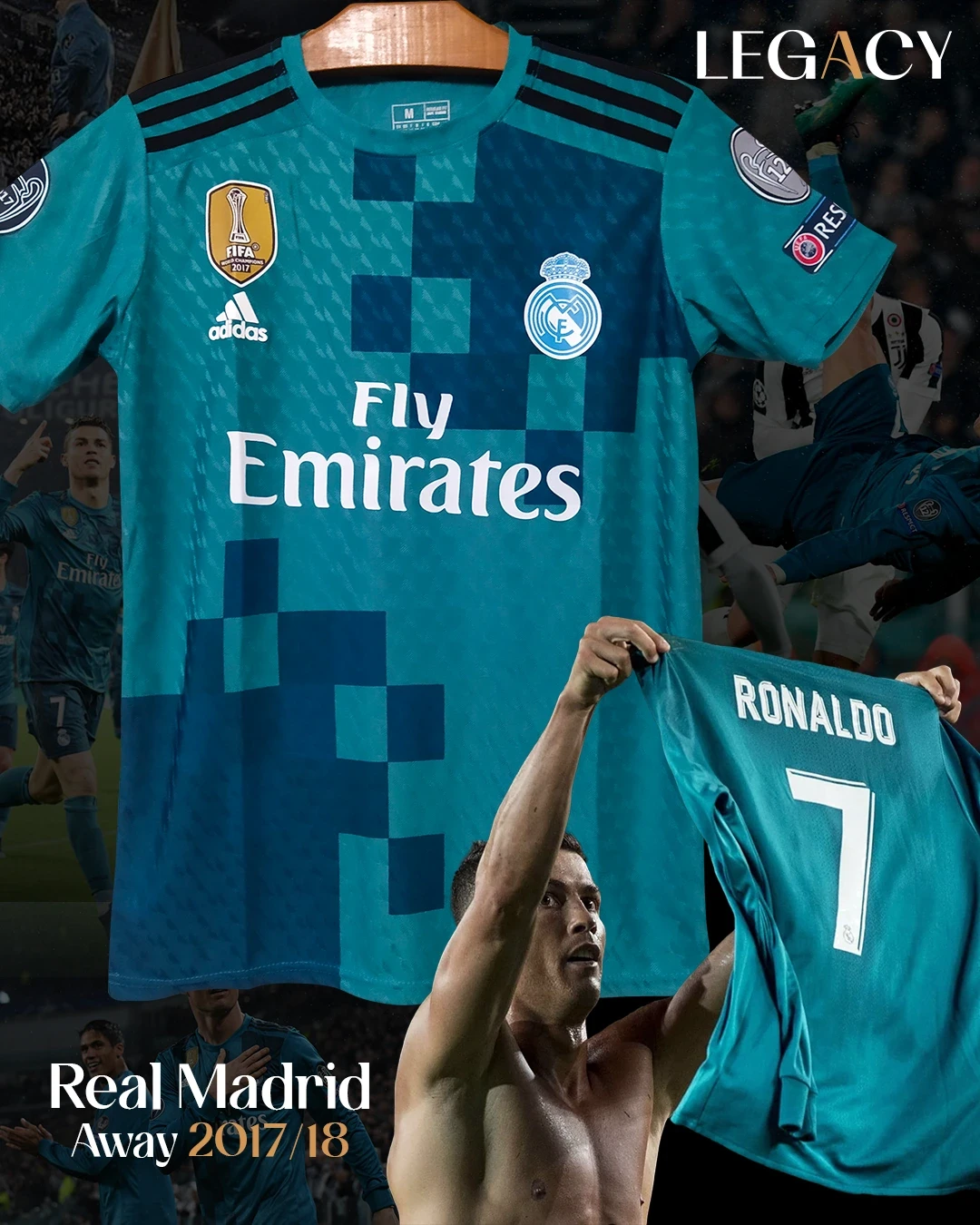 product image Real Madrid 2017-18 Away - Ronaldo